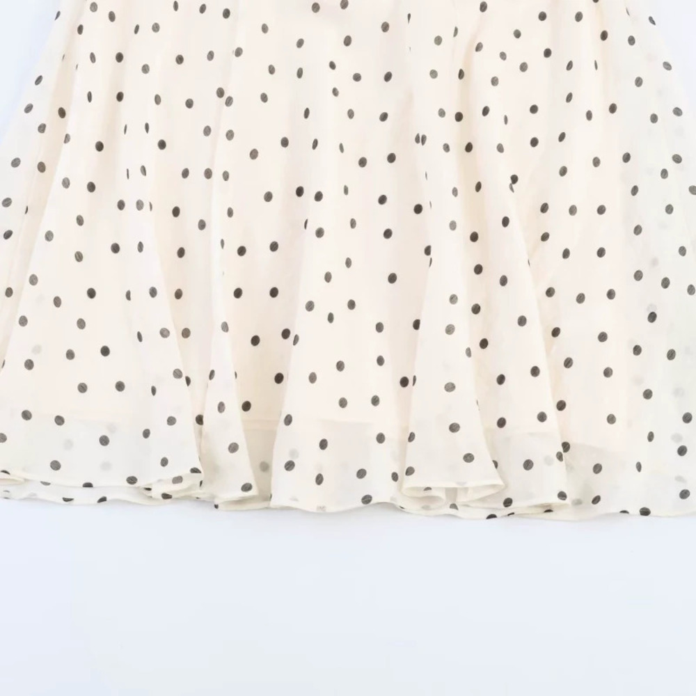 ZARA Fashion Vacation Polka Dot Midi Skirt